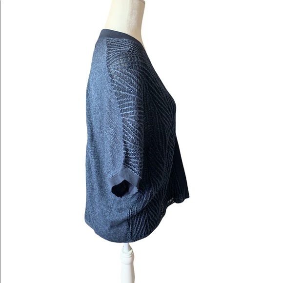 Armani Exchange NWT Navy Blue Cardigan - Picture 3 of 6